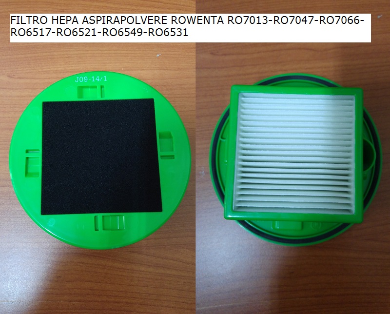 FILTRO HEPA PER ASPIRAPOLVERE ROWENTA MODELLO R2 - INTENS cod. art. ZR000801
