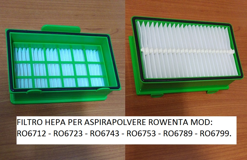Filtro Hepa per aspirapolvere Rowenta Intens - R2 ZR000801