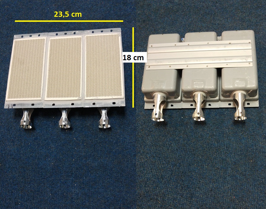 Stufa a gas Bonaparte Riscaldatore a gas, Bruciatore in ceramica a  infrarossi con tre impostazioni di calore 1,6 / 2,6 / 4,2 kW