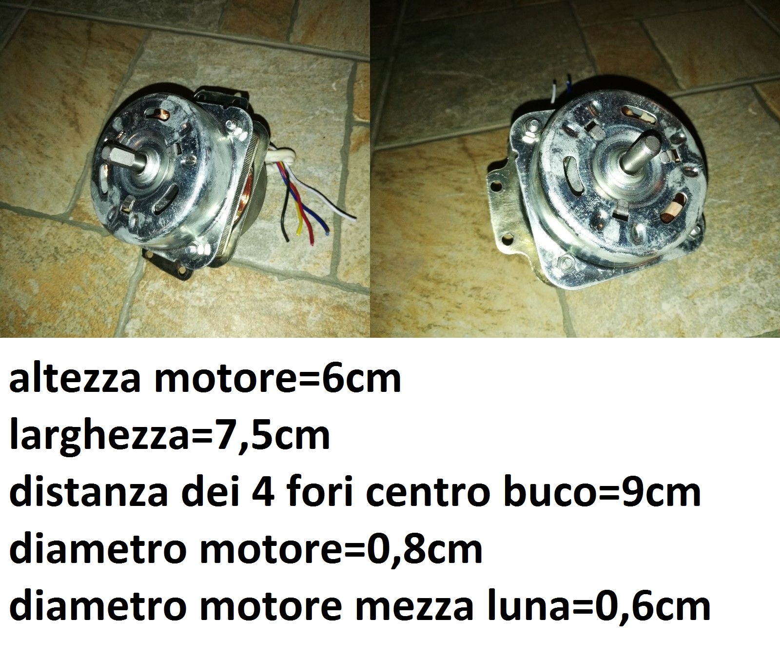 MOTORE PER VENTILATORE A TORRE HOWELL VETT761MQ Tecnica 2C Castiglione