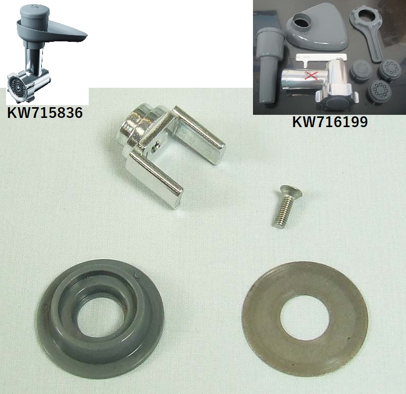 KIT TRASMISSIONE ACCESSORIO TRITACARNE e TORCHIO PASTA KENWOOD cod: KW715989