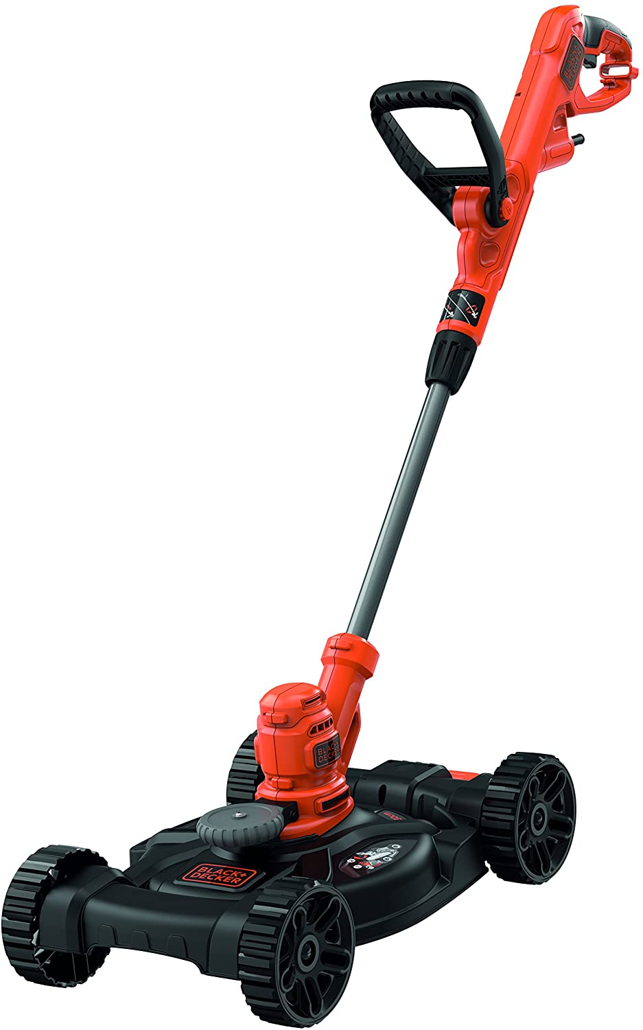 BLACK+DECKER Tagliaerba-Tagliabordi Elettrico Ampiezza taglio 30 cm, Doppia Impugnatura Regolabile 550 W, BESTA530CM-QS