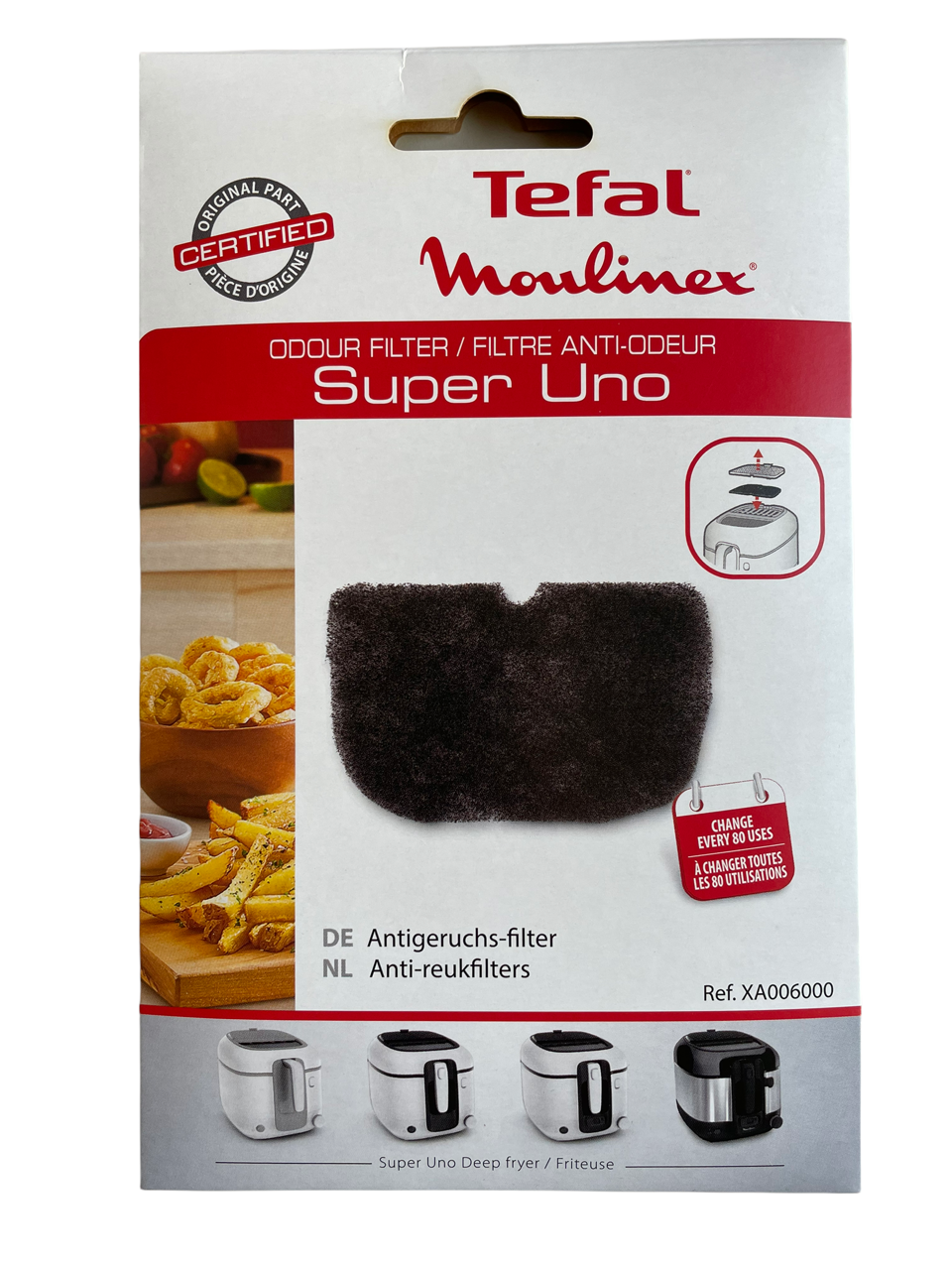 TEFAL MOULINEX FILTRO PER FRIGGITRICE SUPER ONU AM3100 AM3120 FR3100 FR3140