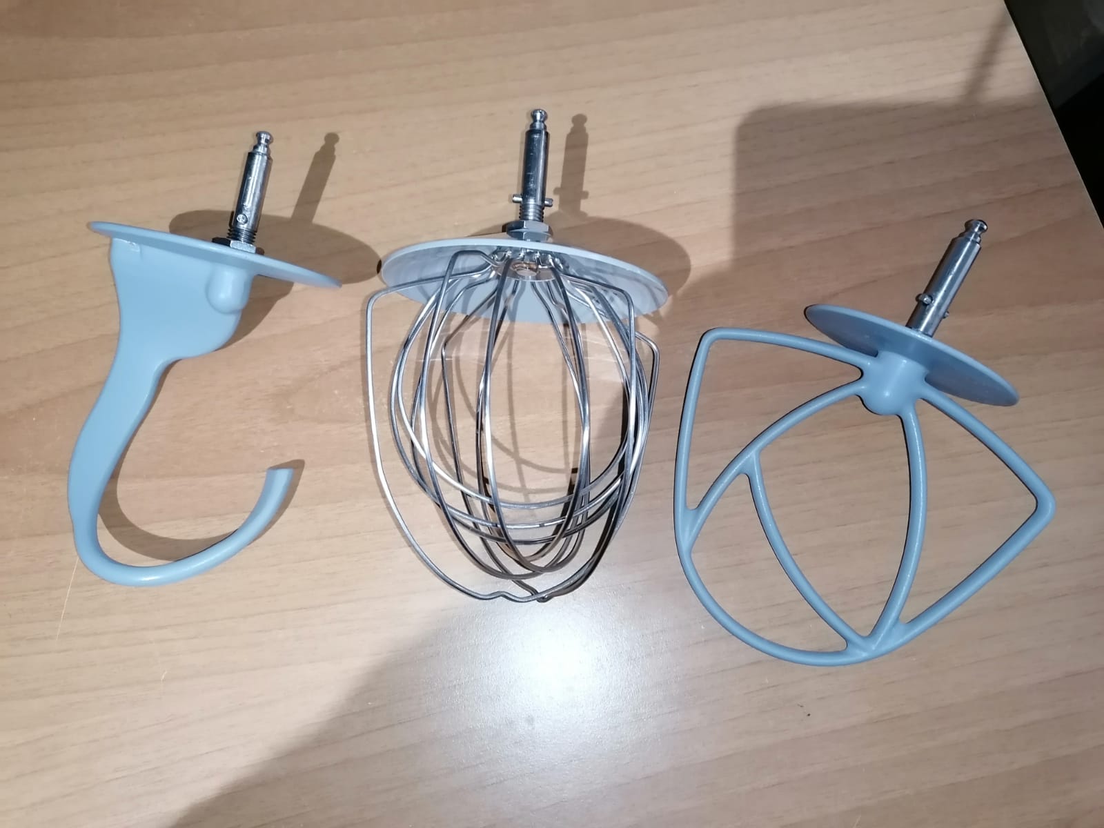 ARIETE KIT FRUSTE IMPASTARE SBATTITORE E A UNCINO PER PLANETARIA MULTY CHEF 1580