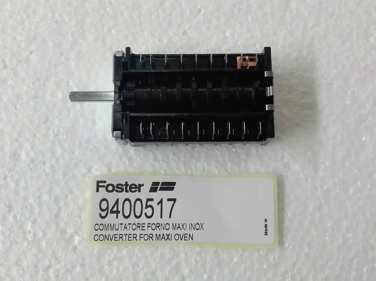 FOSTER COMMUTATORE FORNO 71670521 CON SCHEDA SELETTORE 0 +9