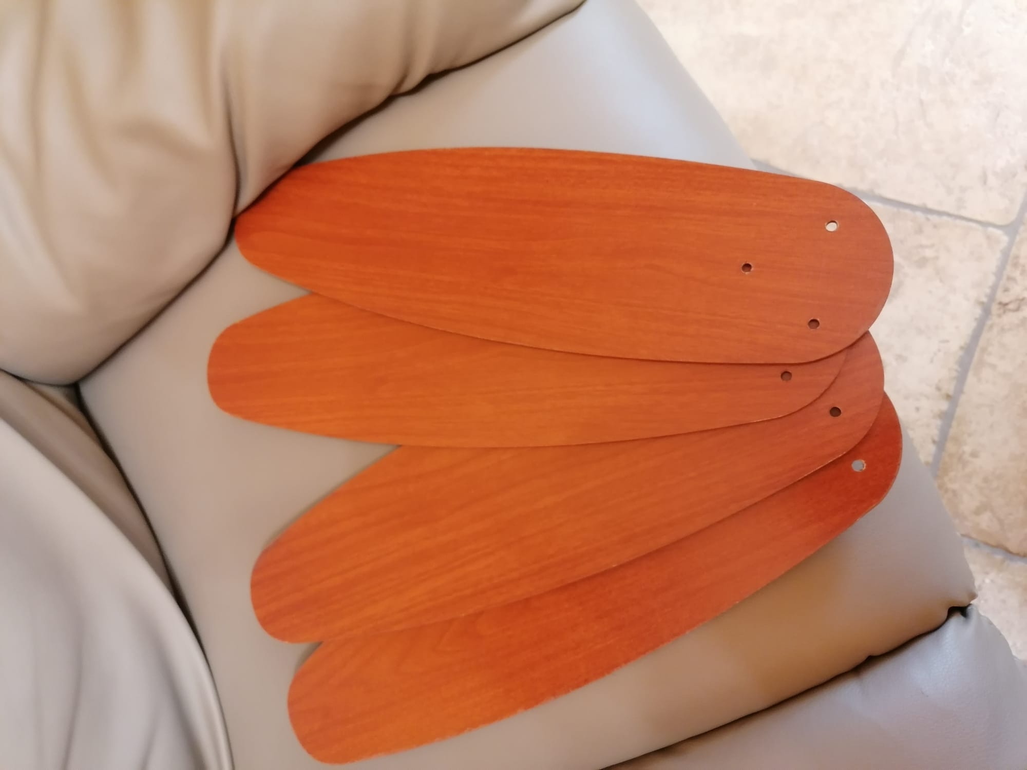 ZEPHIR KIT DA 4 PALE IN LEGNO PER VENTILATORE A SOFFITTO ZFR4107M