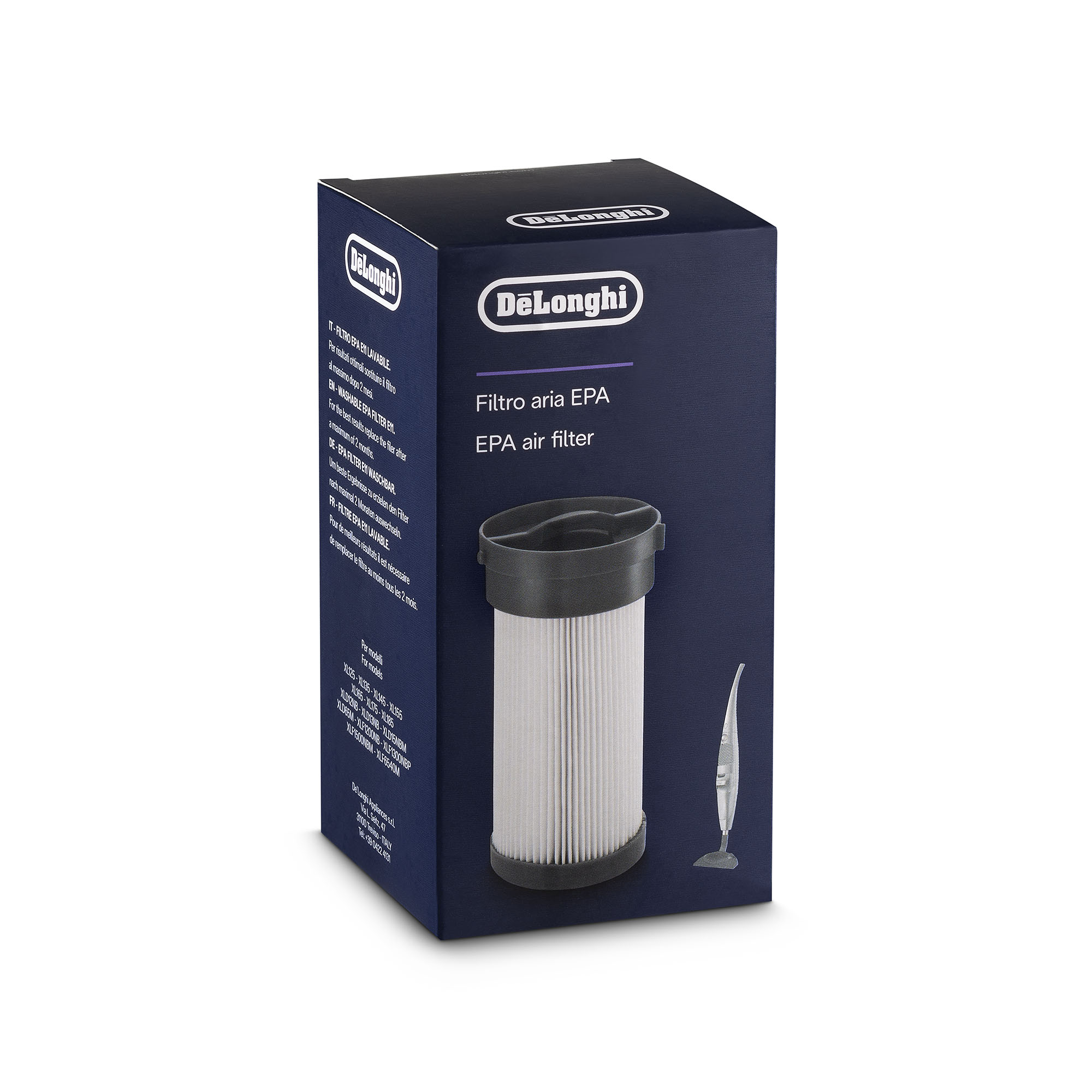 DELONGHI FILTRO HEPA DLS550 XL125 XL135 XL145 XL155 XL165 XL175 XLF6540 XLD15