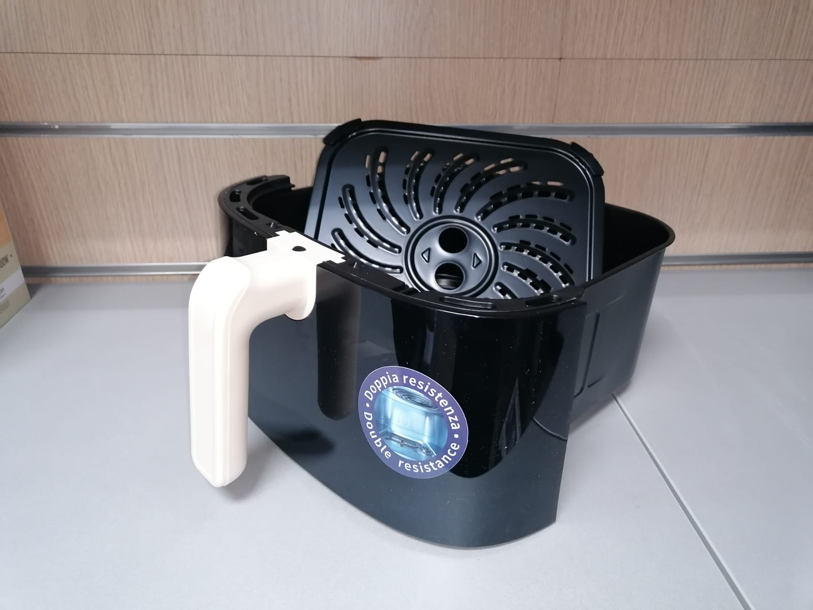 TOGNANA vaschetta da 8L per friggitrice ad aria D2DFA05IRCHA CHAMPAGNE IRIDEA