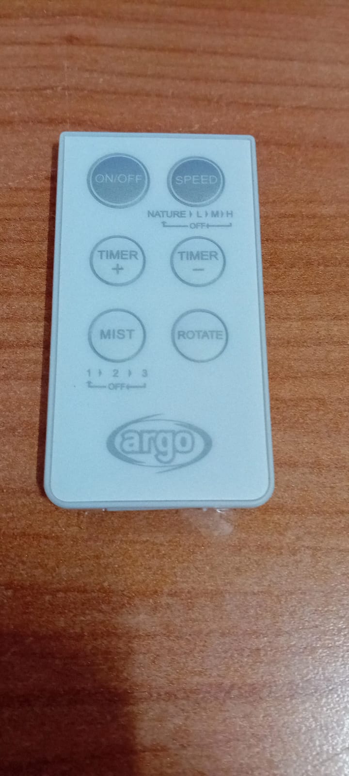 ARGO telecomando per ventilatore nebulizzante modello POLIFEMO DRIP 398000495