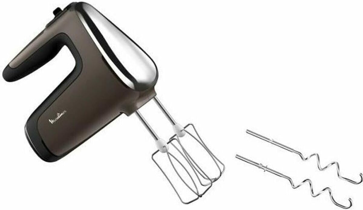 Moulinex HM6539 Powermix Silence Sbattitore Elettrico 600 W, con Fruste e Ganci