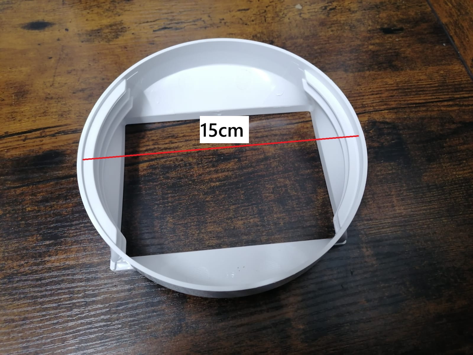 ARGO flangia supporto rettangolare connessione tubo per climatizzatore LARI LUFT