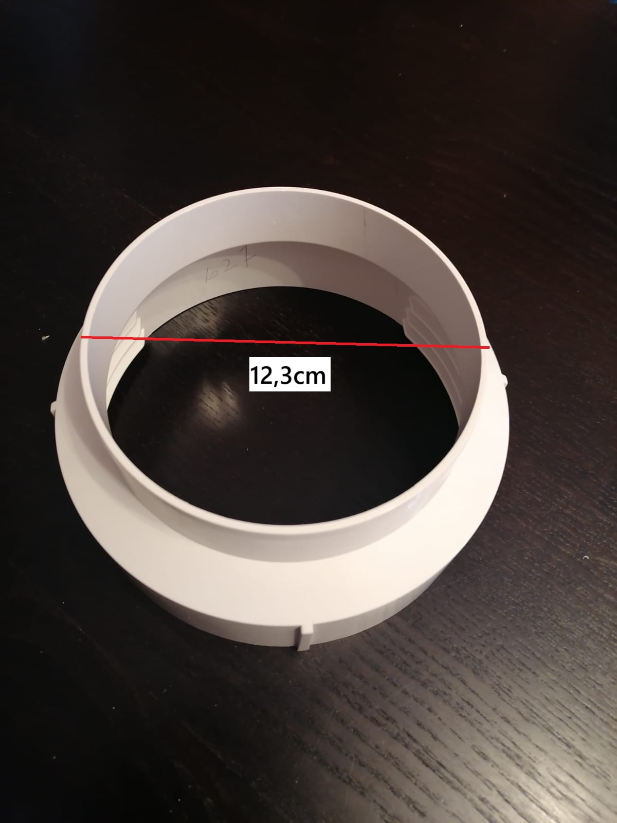 ARGO flangia supporto tondo connessione tubo per climatizzatore LARI LUFT ISIDE