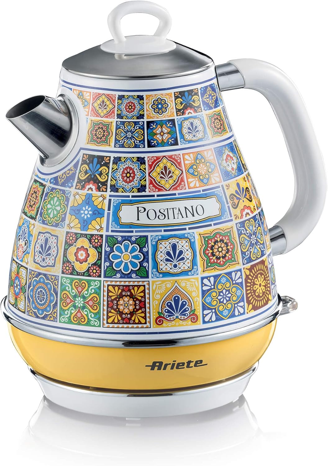 Ariete 2869 Bollitore Positano, Bollitore Elettrico, 1,7L, Infusi, the, tisane, 