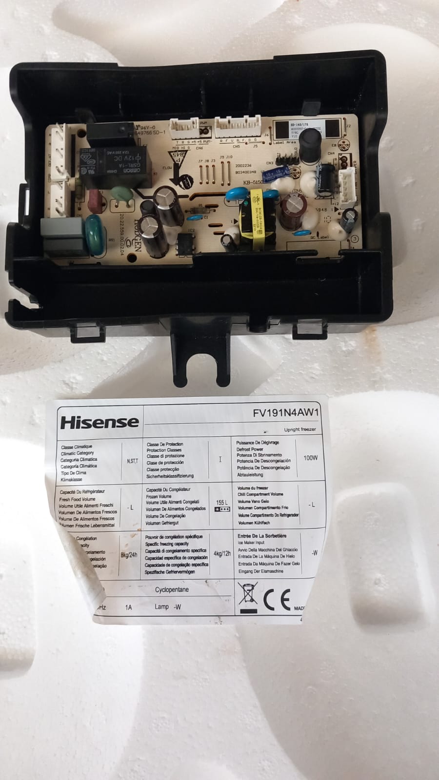 HISENSE scheda elettrica di potenza per congelatore FV191N4AW1 art. HK2029375