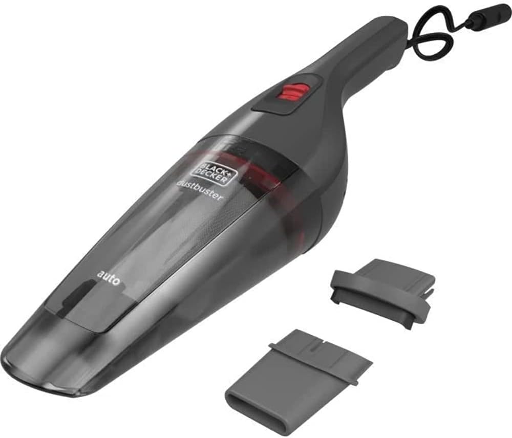BLACK+DECKER dustbuster Aspirapolvere Portatile per Auto con Cavo 12V, NVB12AV-XJ
