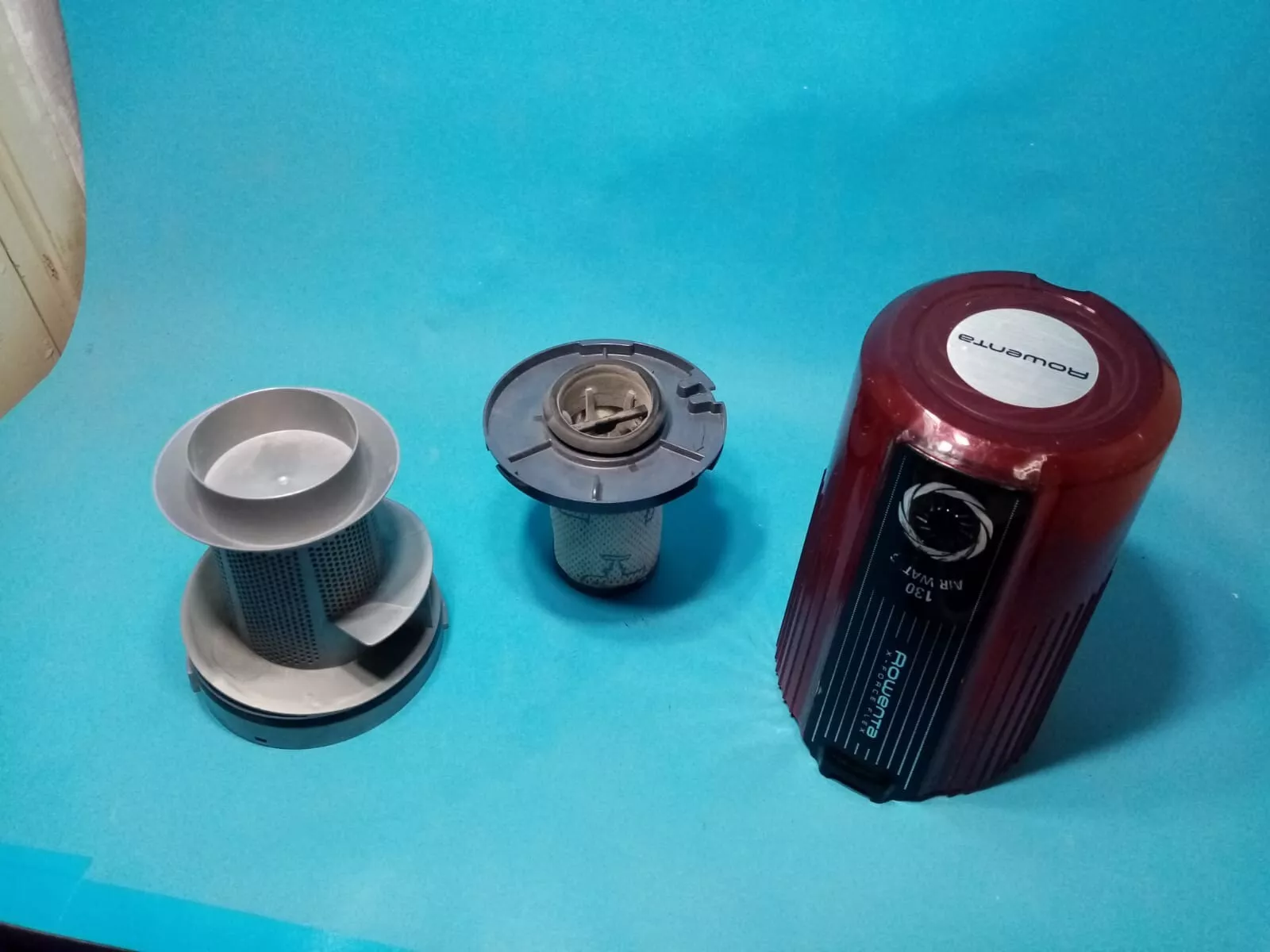 ROWENTA CONTENITORE + FILTRO + PREFILTRO PER SCOPA 11.60 12.60 RH9879 RH98A9