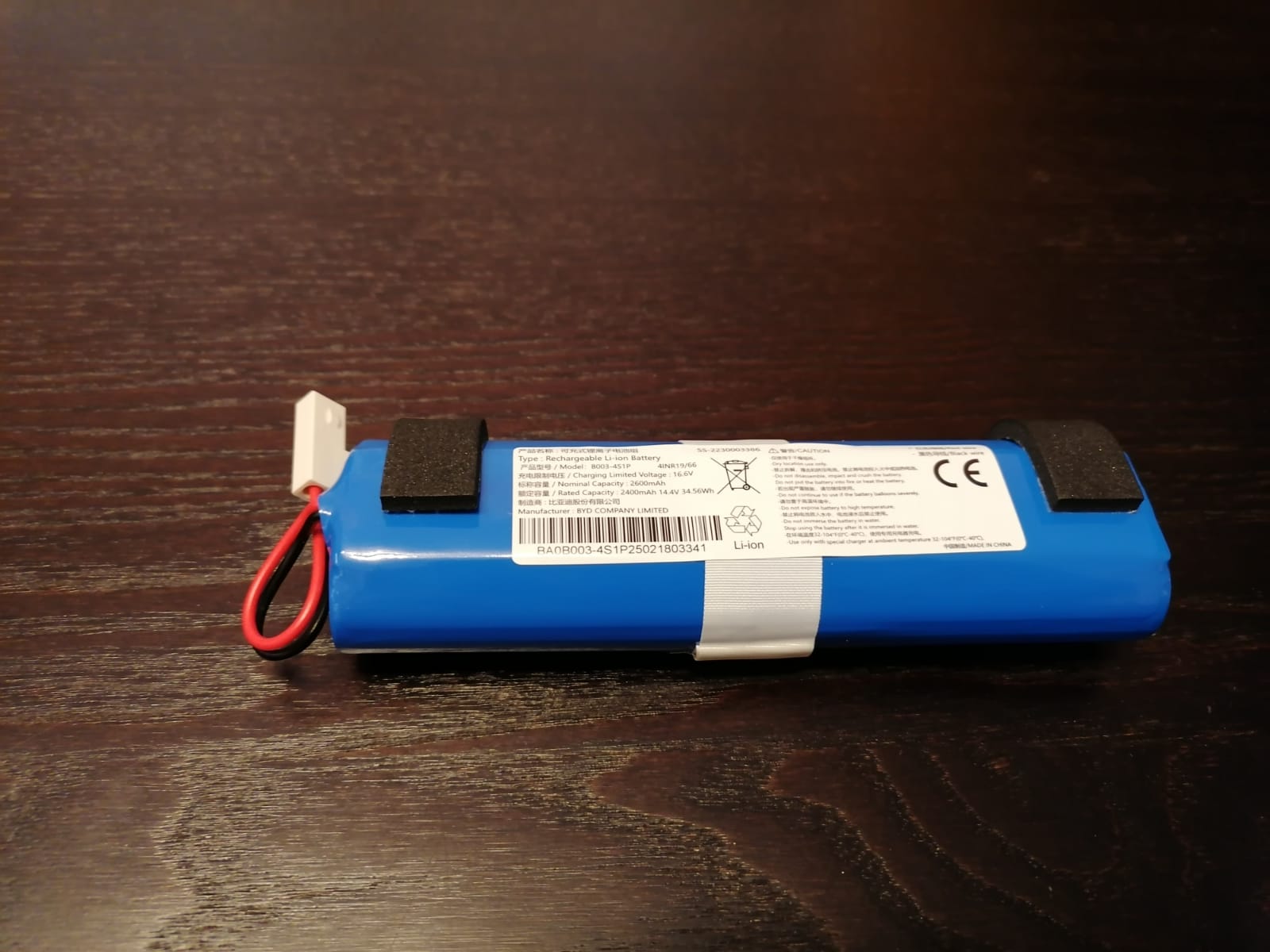 Rowenta batteria da 16.6V robot aspirapolvere 135 140 Xplorer 65 70 75S RR8597