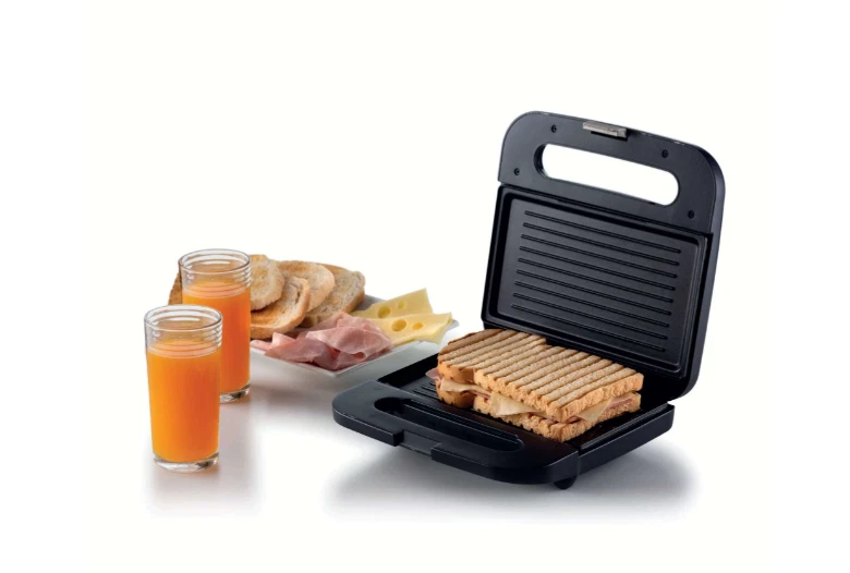 Ariete 1971 Tostiera Breakfast, Piastra elettrica per toast, sandwich e panini