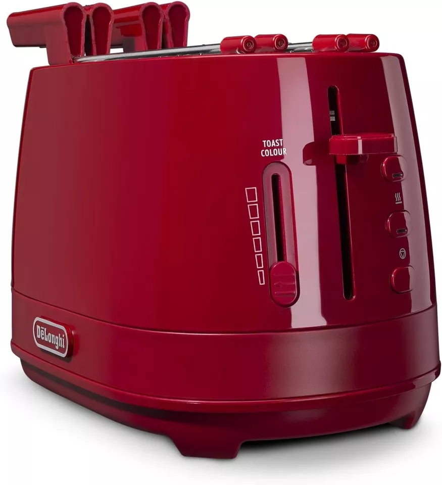 De&acute;Longhi CTLAP2203.R Tostapane con Pinze, Controllo Progressivo del Grado di To