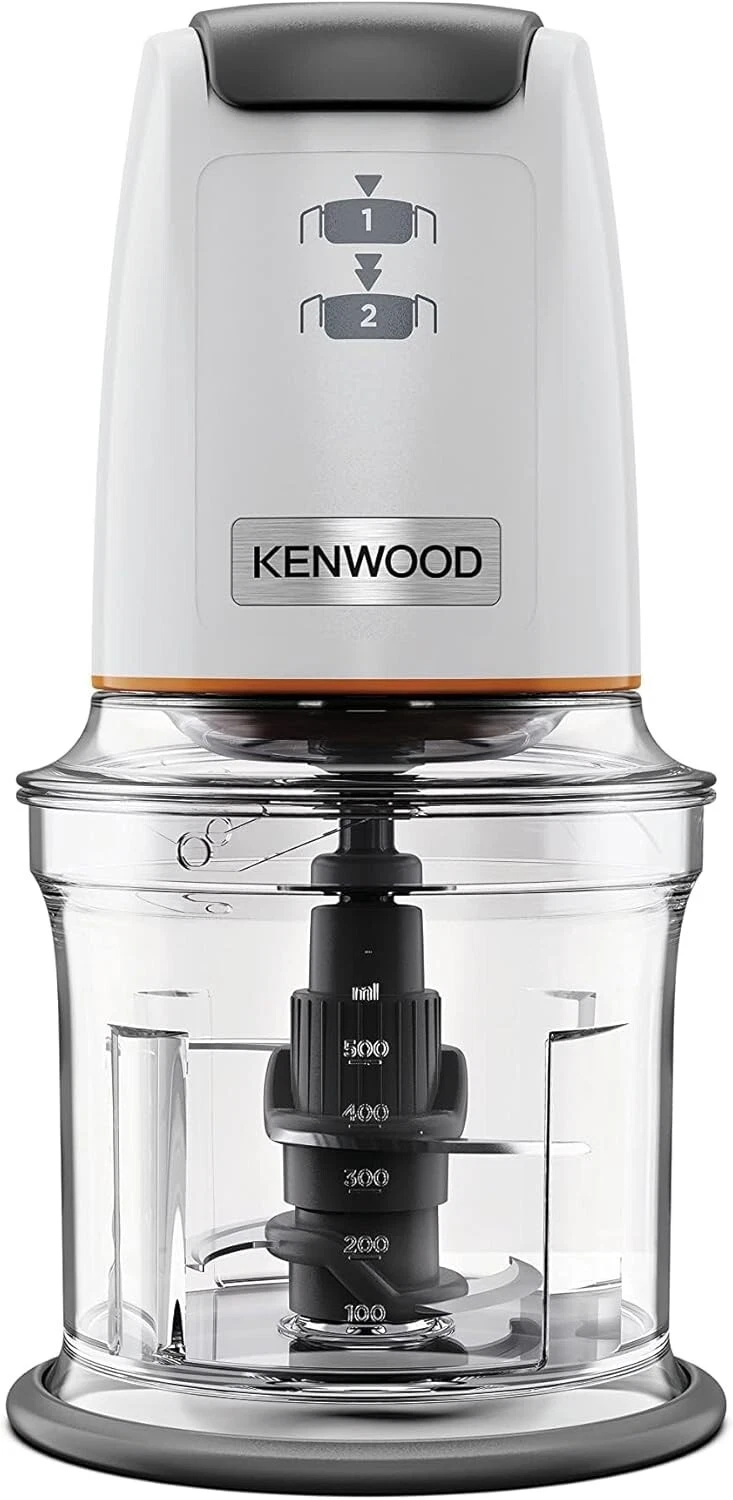 Kenwood Chopper CHP61.000WH, Potenza 500W, Ciotola da 0.5L, 2 velocit�