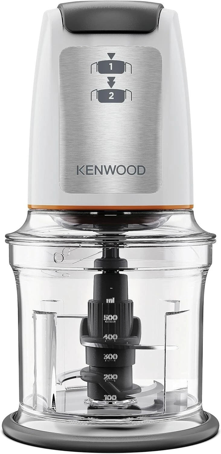 Kenwood Chopper CHP61.100WH, Potenza 500W, Ciotola da 0.5L, 2 velocit�