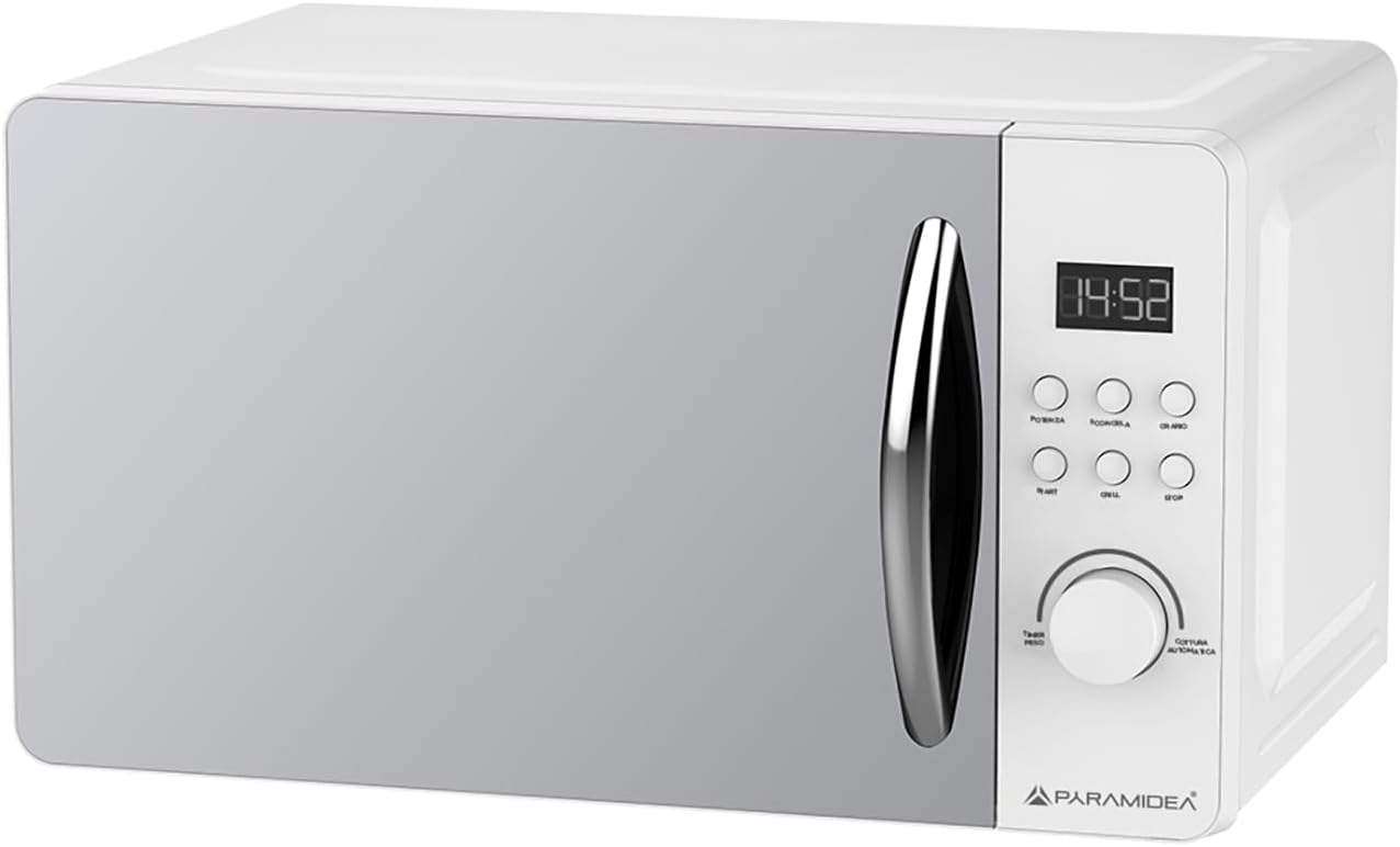PYRAMIDEA forno a microonde digitale da 20 litri da 800w con grill FOM202W0