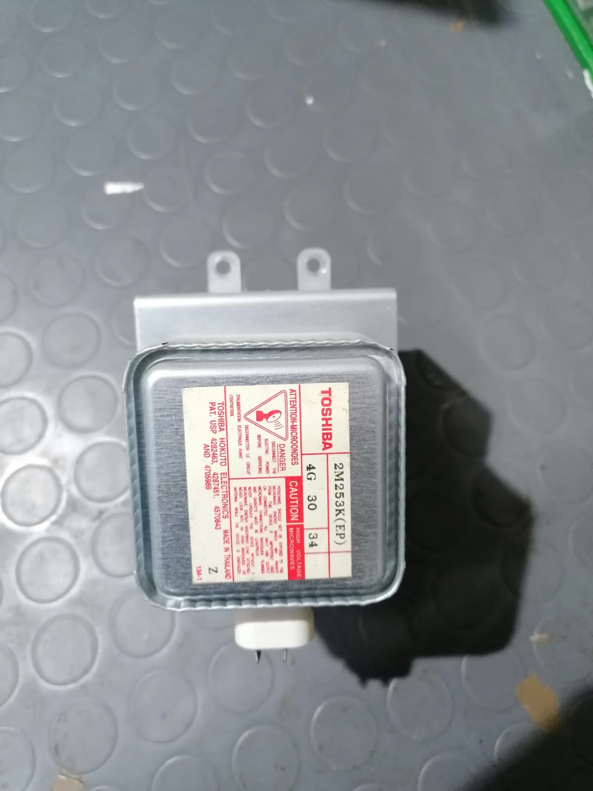 TOSHIBA MAGNETRON PER FORNO A MICROONDE 2M253K(EP)