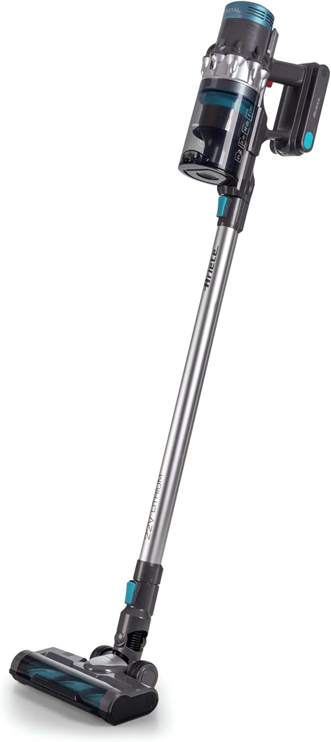 Ariete 2704 22V Lithium Digital Panel, Scopa elettrica senza filo, Cordless, Vol