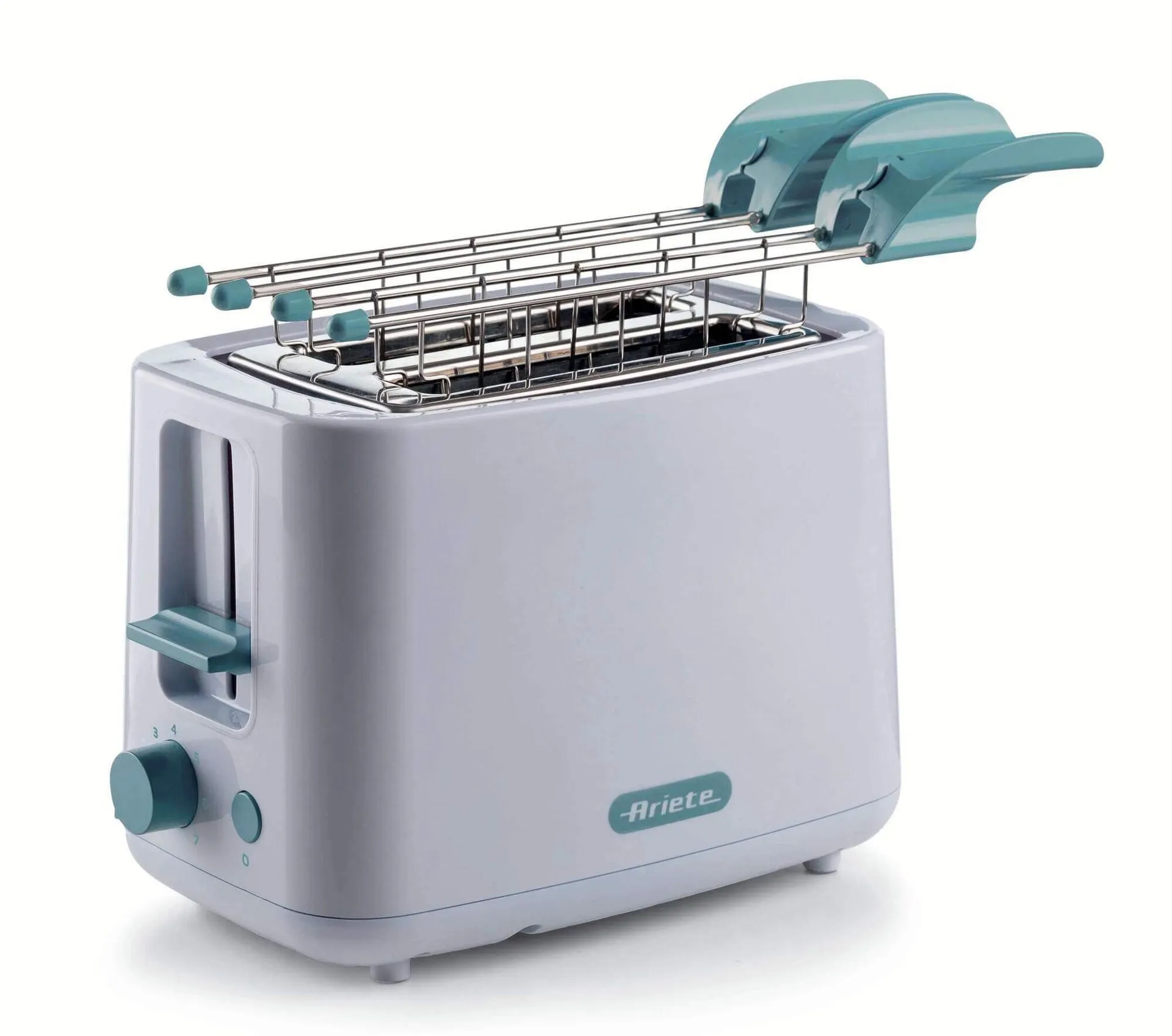 Ariete 157 Tostapane Breakfast, 760W, Capacit� 2 fette di pane, Pinze in acciaio