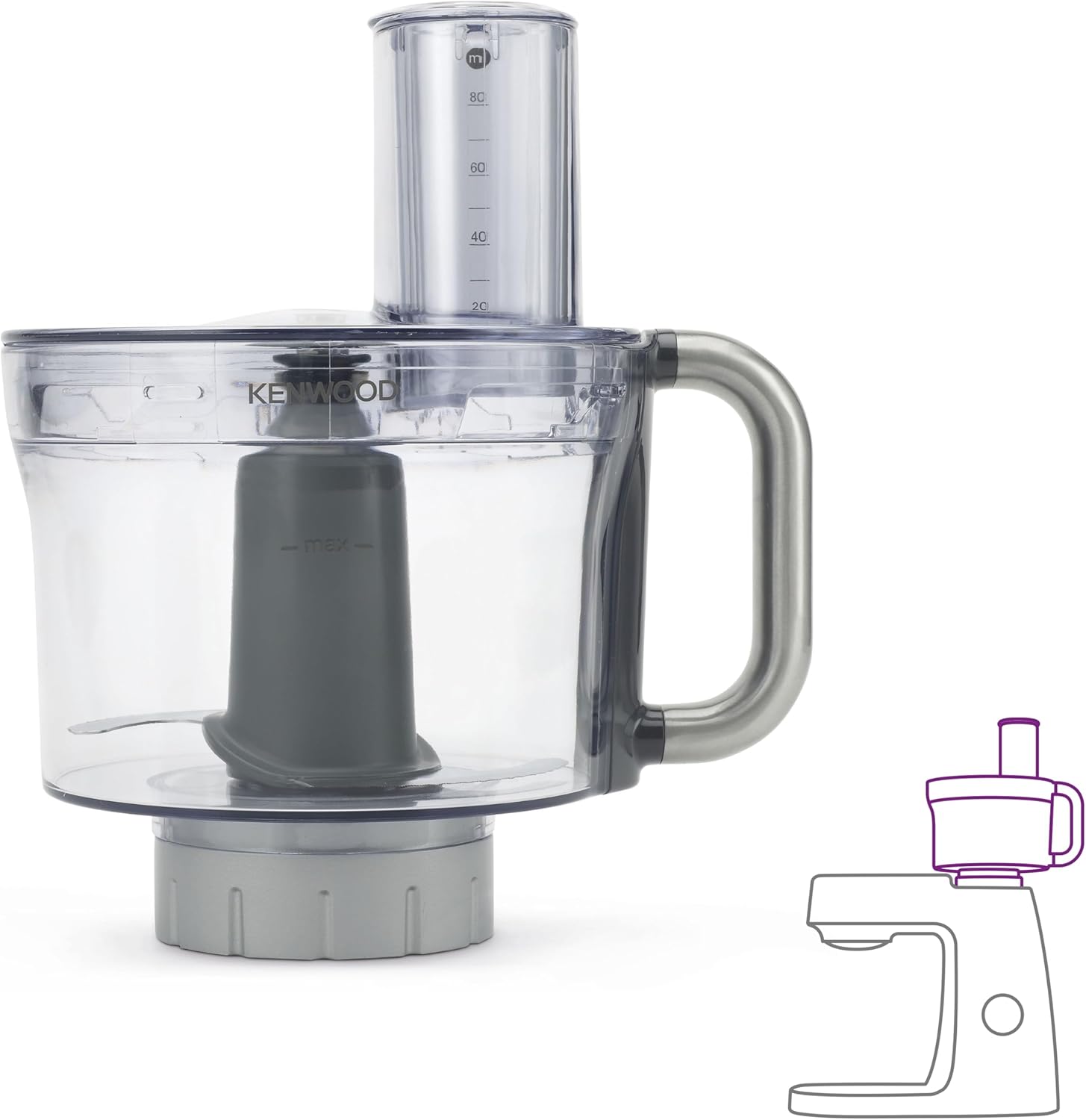 Kenwood KAH647PL Accessorio Robot da Cucina, Food Processor per Impastatrice Pla