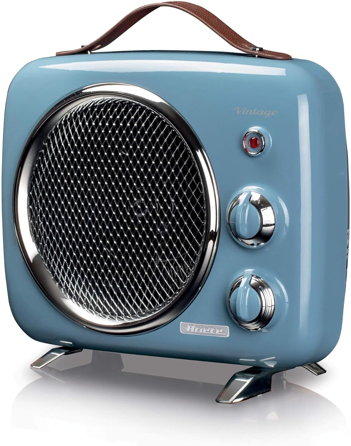 Termoventilatore Vintage, Freddo e Caldo, Termostato regolabile, Maniglia per fa