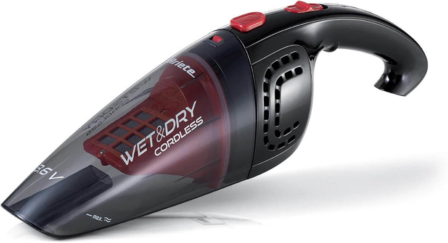 Ariete 2474 Wet & Dry cordless - Aspirabriciole e liquidi senza fili - batteria