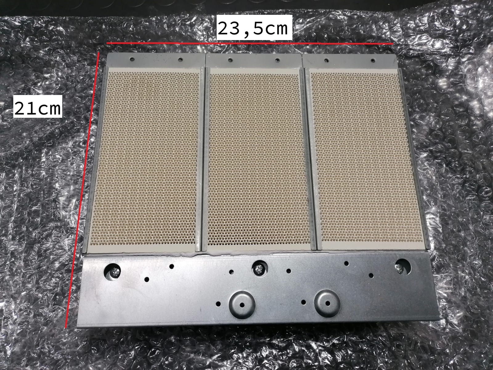 JOHNSON BRUCIATORE PER STUFE A GAS INFRAROSSI MOD. KAMINO PRIMA VERSIONE *NOTE 