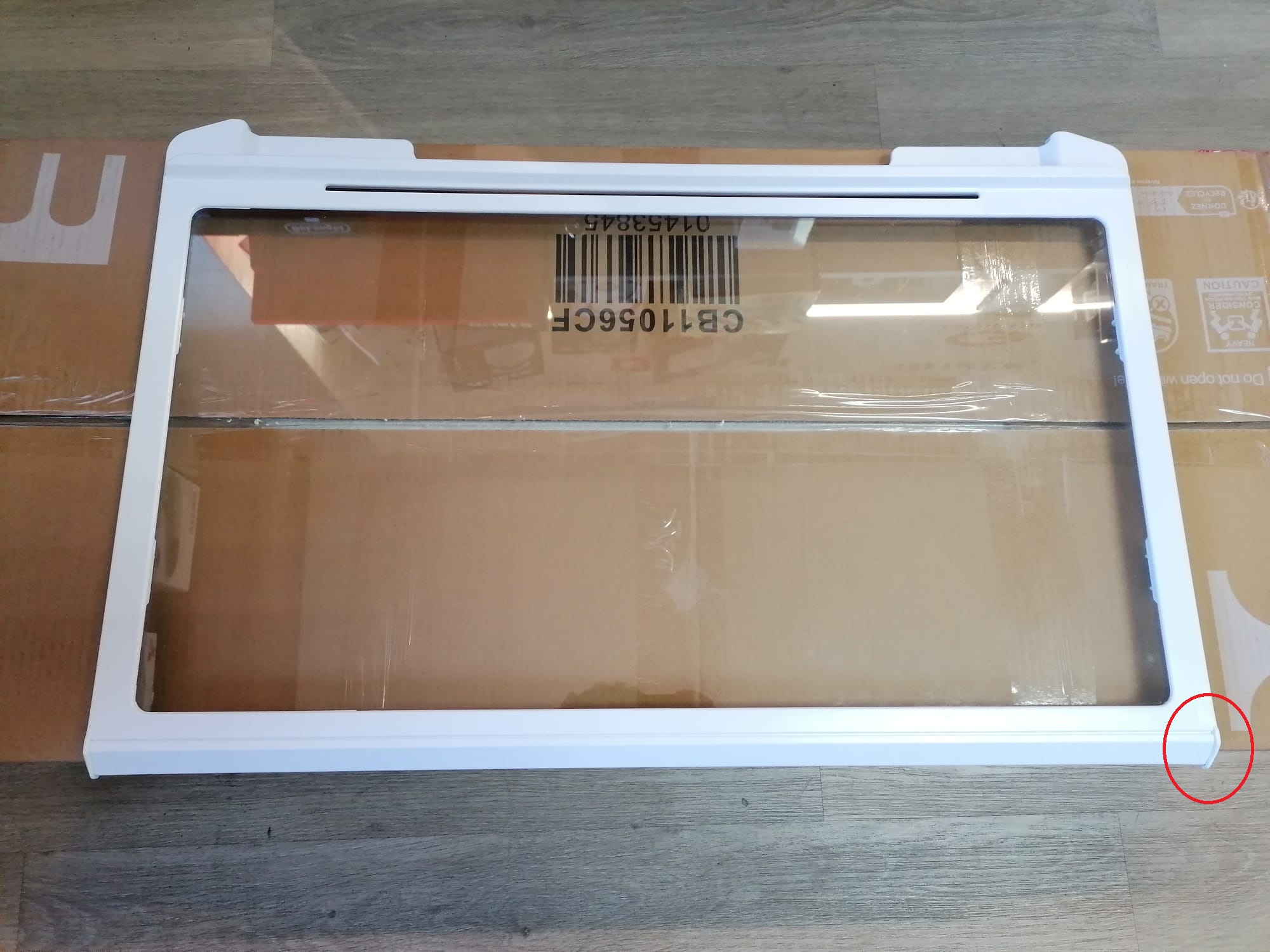 SHARP ripiano in vetro per frigorifero per i modelli SJ-XP680G-SL  SJ-XP680G-BK