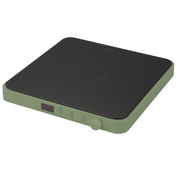 TOGNANA Piastra ad induzione singola Verde Salvia Plastica-Vetro D2DPN01IRVE