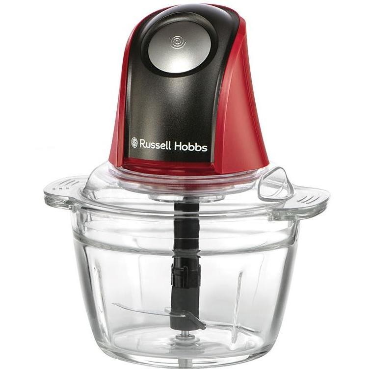 Russell Hobbs 27130-56 tritaverdure elettrico 0,5 L 200 W Nero, Rosso, Trasparente